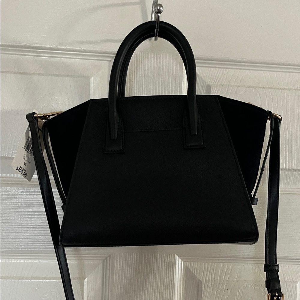 Michael Kors Black Satchel with Gold Accents - Picture 3 of 8